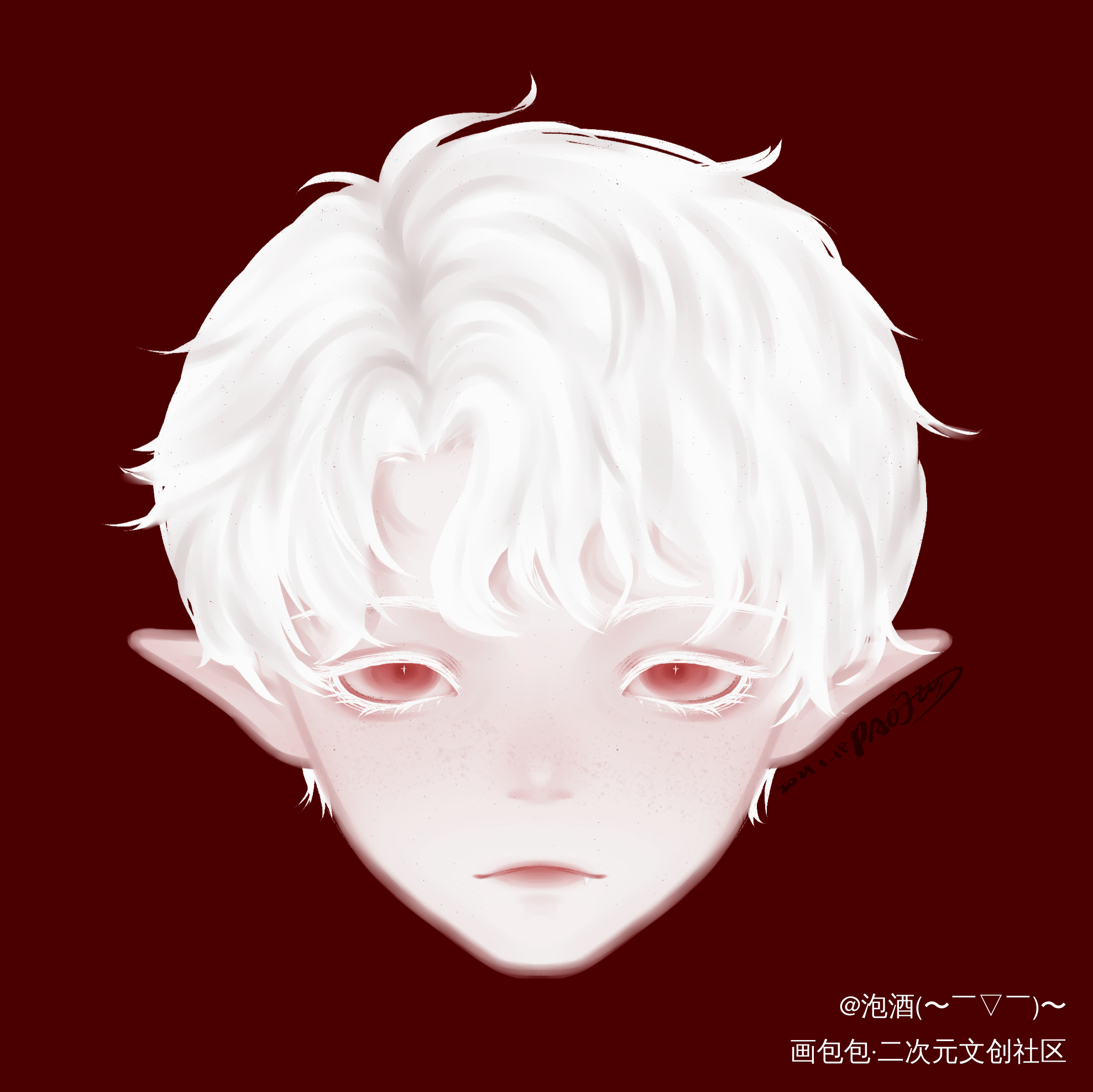 画张厚涂_厚涂原创oc绘画作品