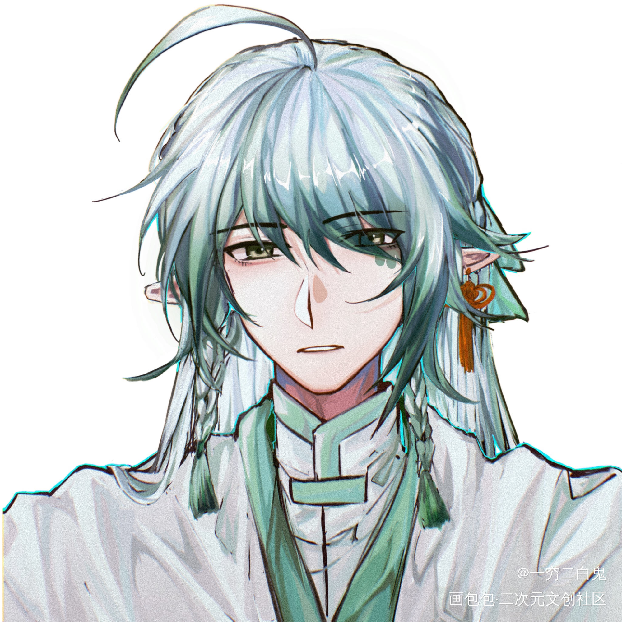亲友的oc_平涂头像原创ococ绘画作品
