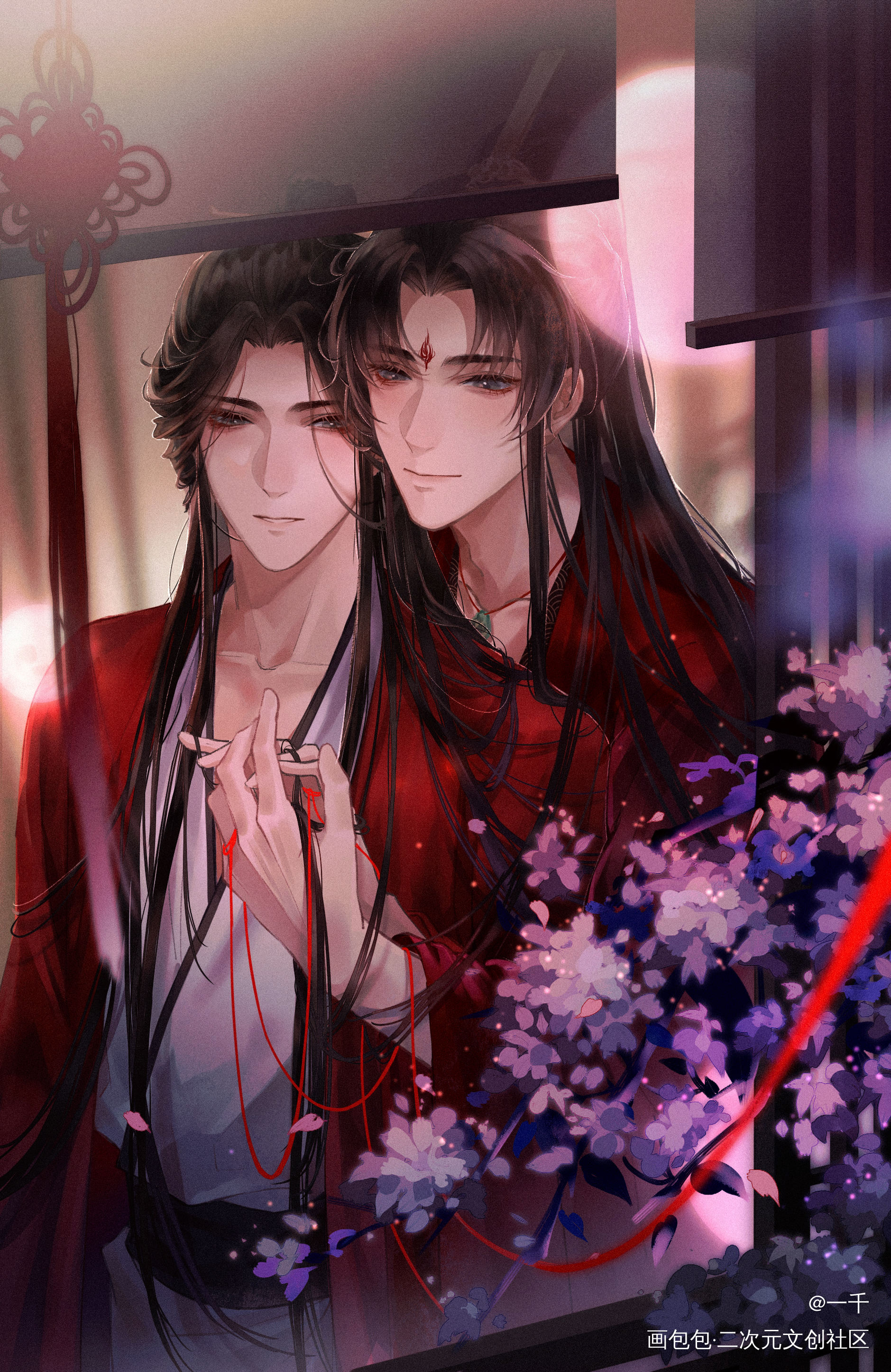 _人渣反派自救系统冰秋绘画作品