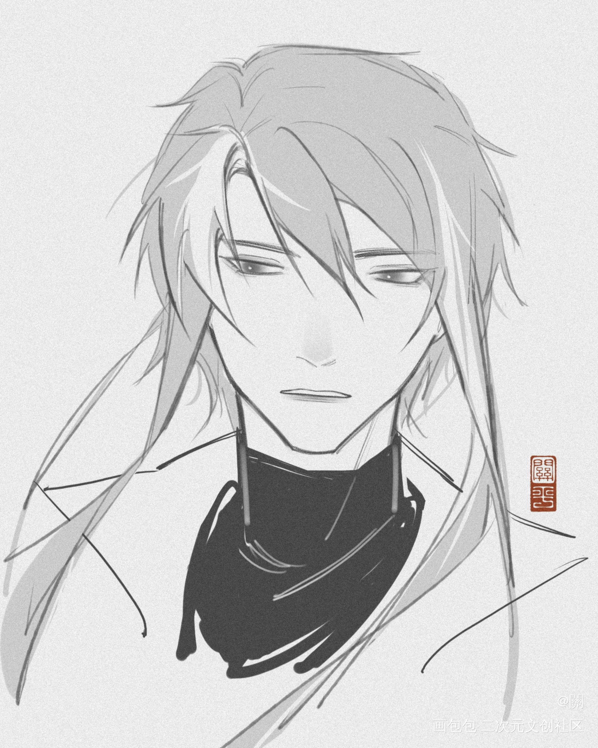 听说这里不会限流_王者荣耀司马懿同人绘画作品