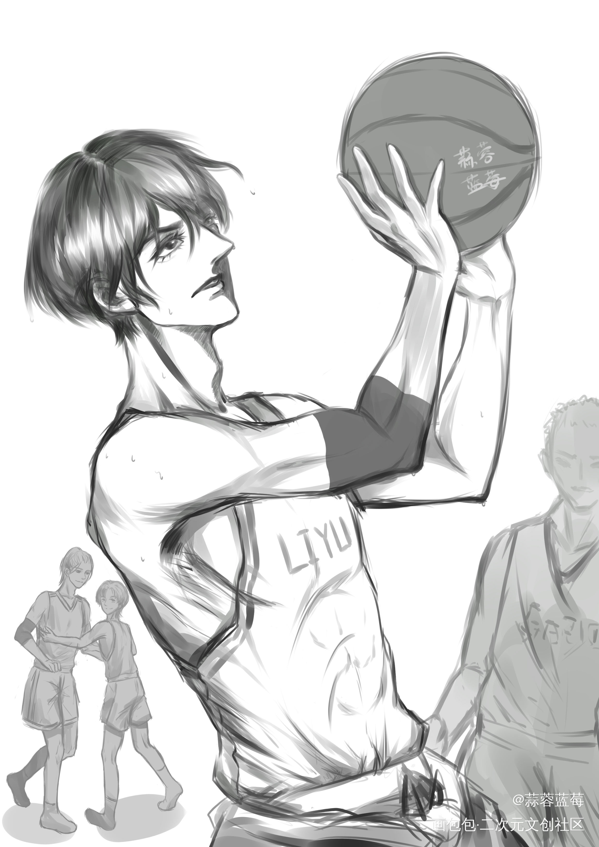 生日快乐，永远的少年_188男团李玉绘画作品