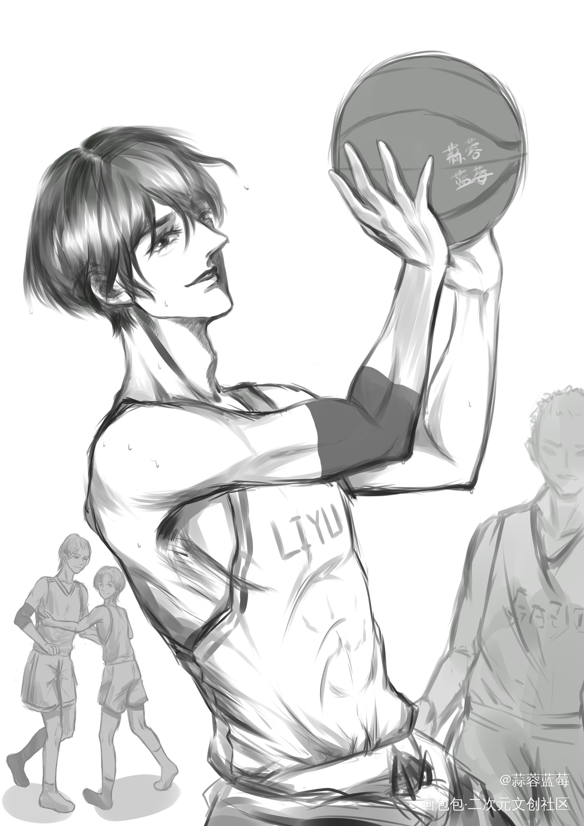 生日快乐，永远的少年_188男团李玉绘画作品