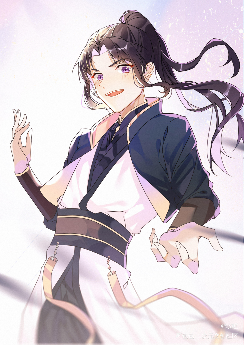 是心心念念的少年顾昀！_杀破狼顾昀绘画作品