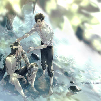 山河表里_山河表里褚桓南山平涂插画同人priest绘画作品