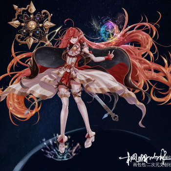 元素三觉(dnf共创首发)_地下城与勇士立绘伪厚涂同人dnf绘画作品