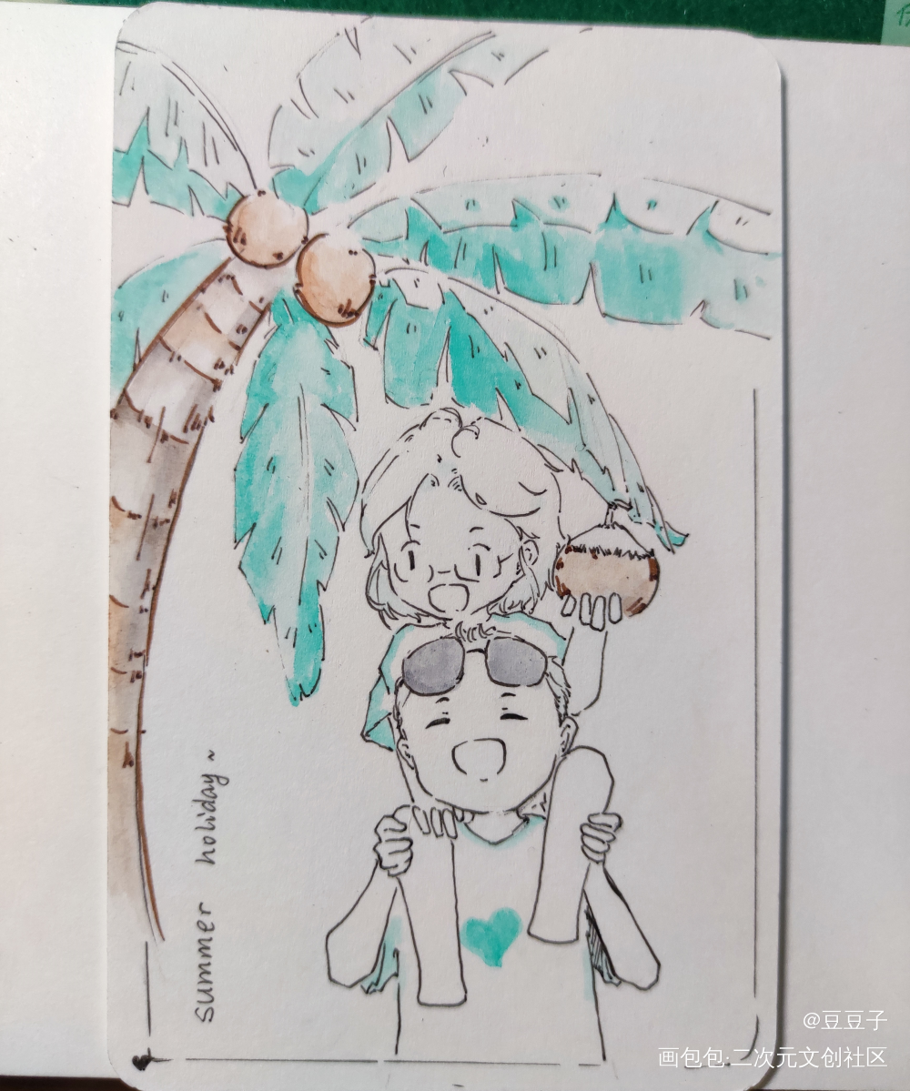 夏日系列～_默读费渡骆闻舟手绘绘画作品