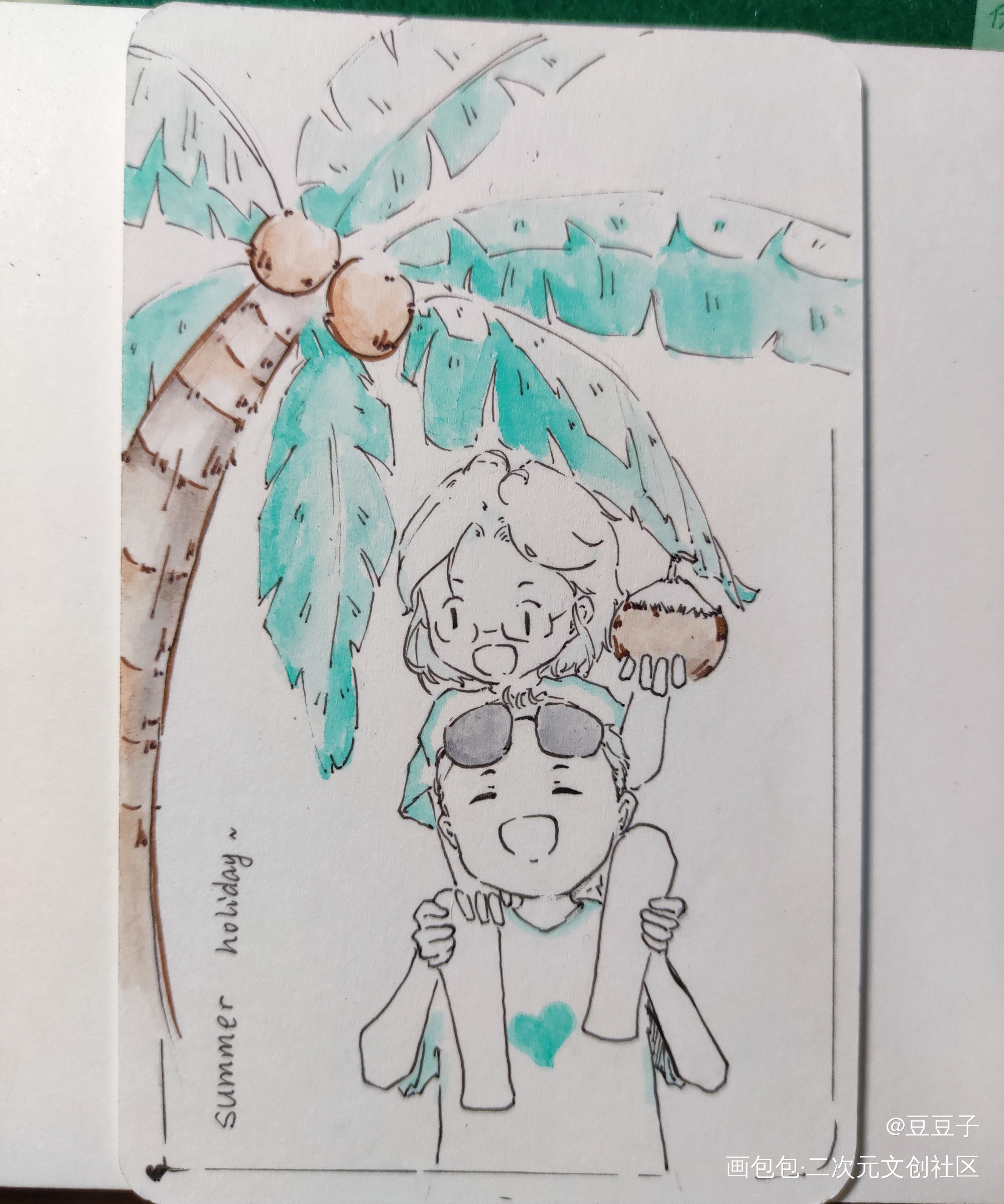 夏日系列～_默读费渡骆闻舟手绘绘画作品