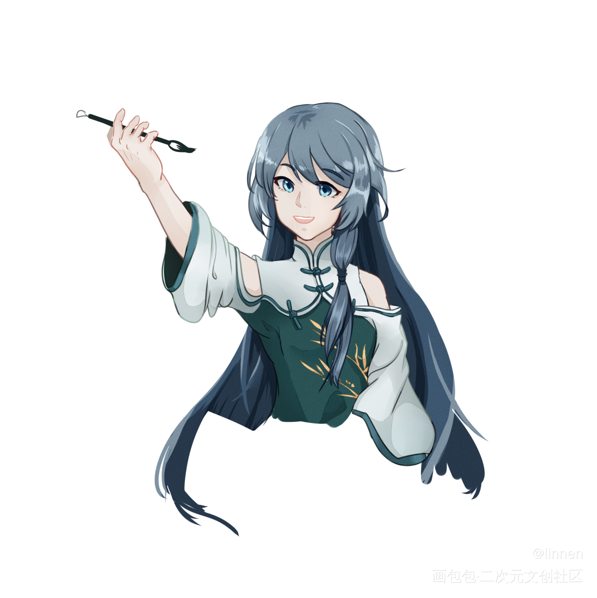 _崩坏3符华绘画作品