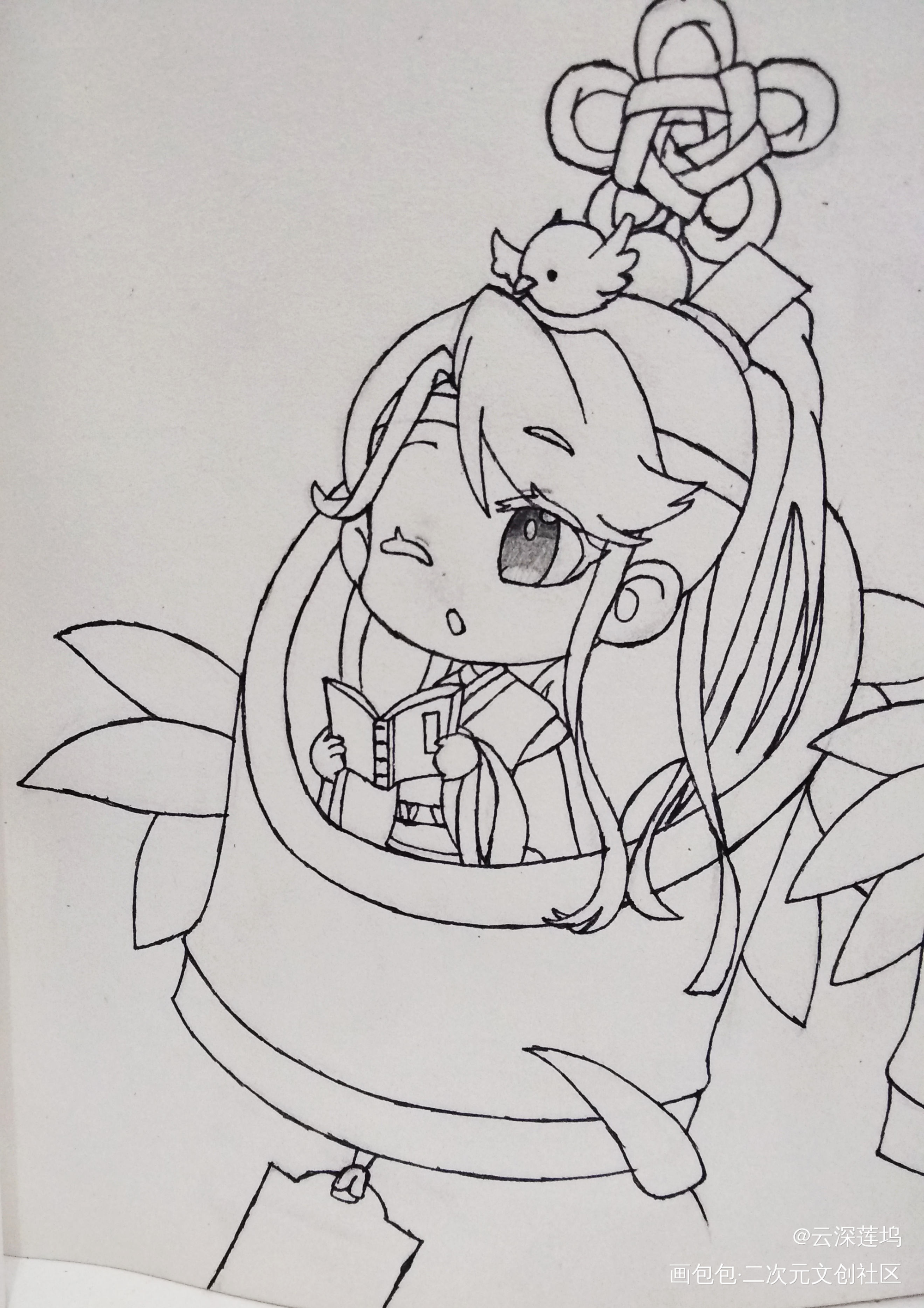 思追生辰时临摹的生辰图_魔道祖师蓝思追临摹绘画作品