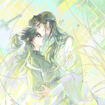 六爻_六爻严争鸣程潜插画同人绘画作品