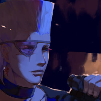 波波_jojo的奇妙冒险波鲁那雷夫厚涂插画绘画作品