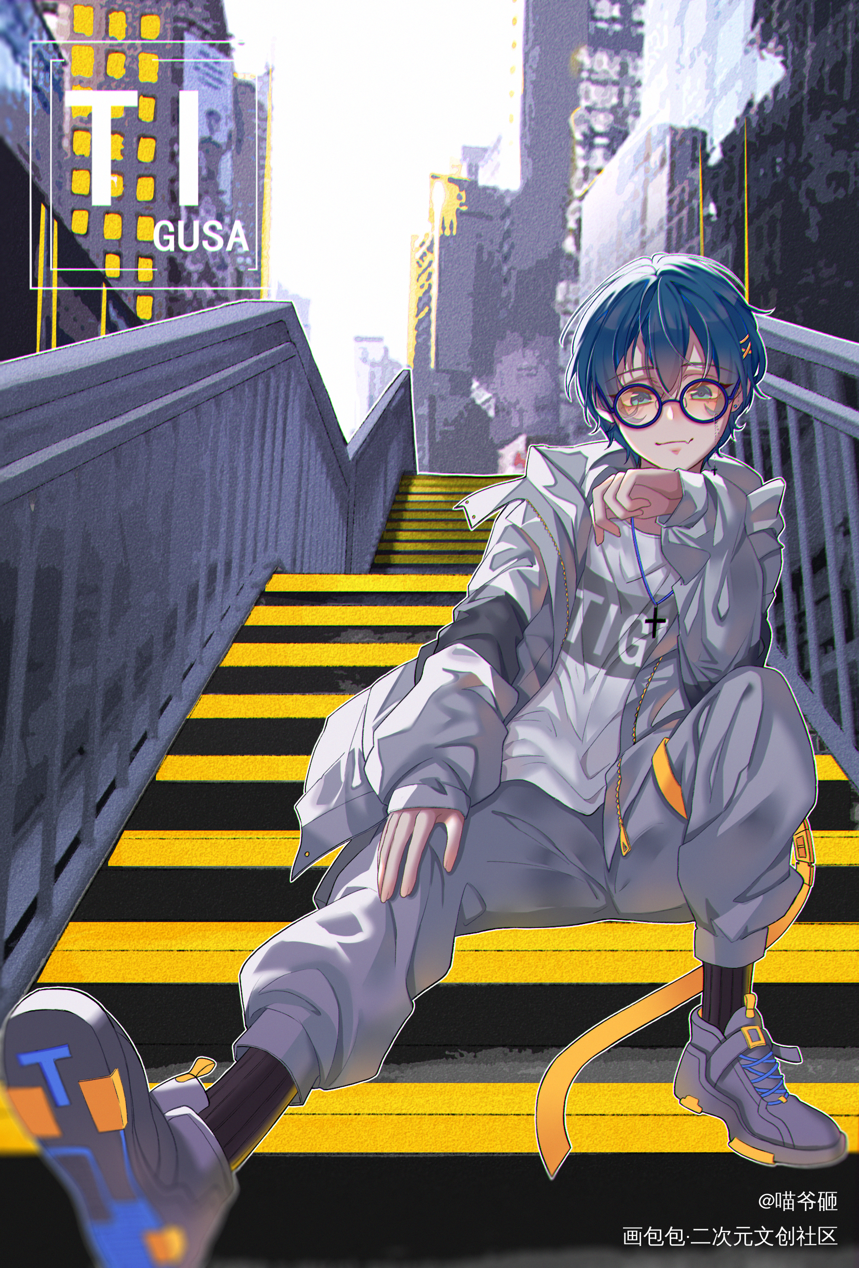 _平涂同人图原创绘画作品