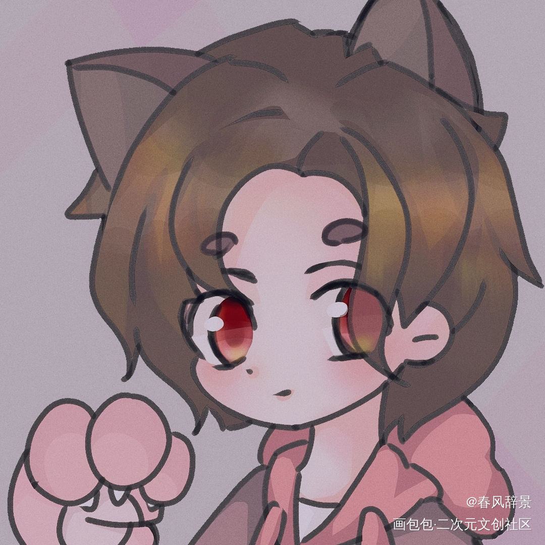 猫爪寒寒_188男团寒故宋居寒厚涂同人绘画作品
