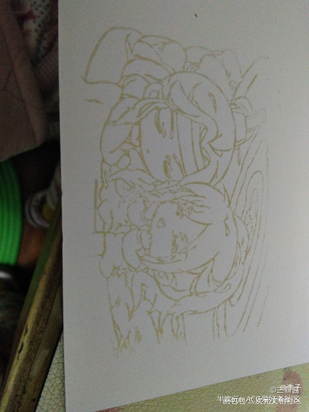 旧章重发_魔道祖师忘羡蓝忘机魏无羡Q版橡皮章绘画作品