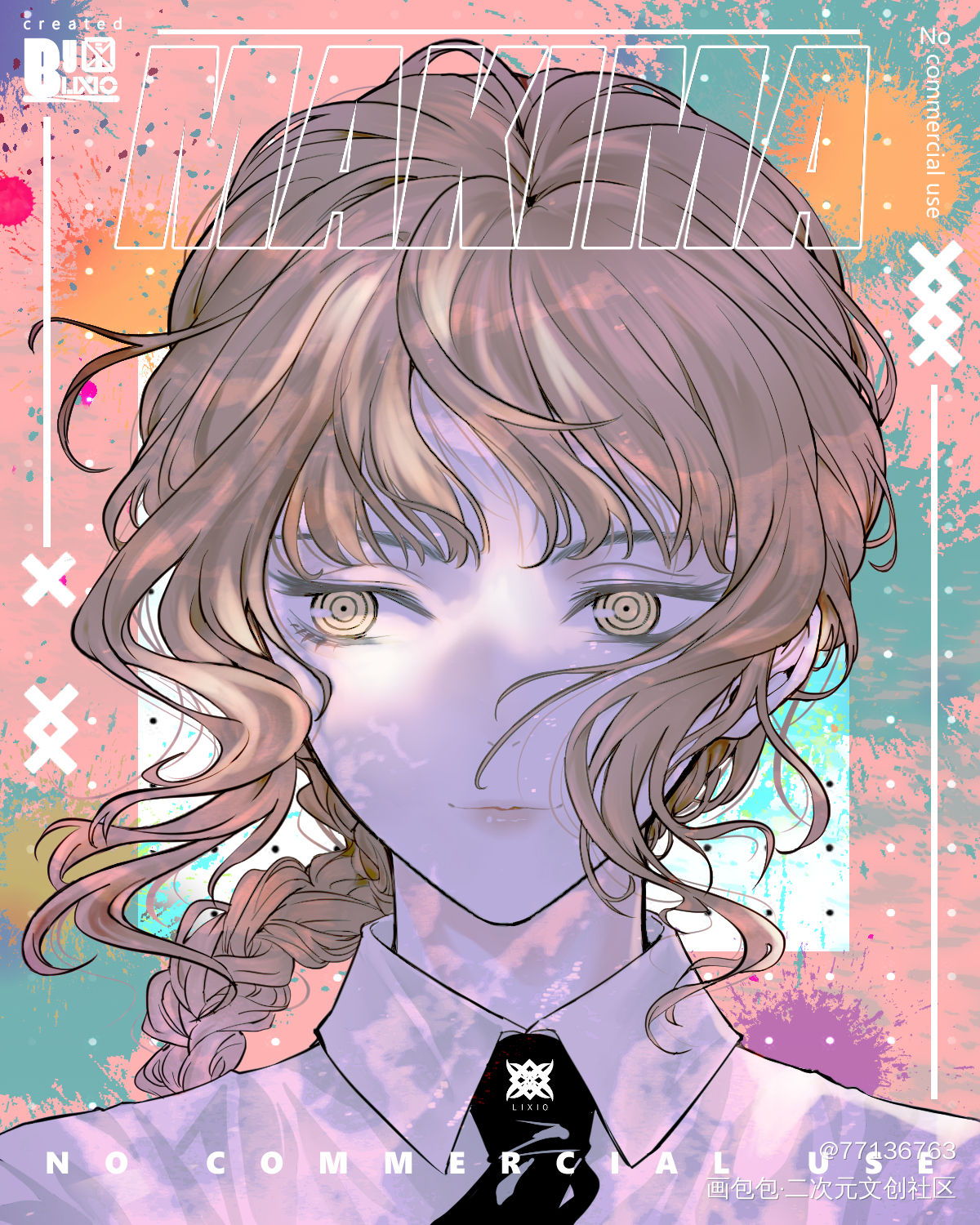 玛奇玛_电锯人绘画作品