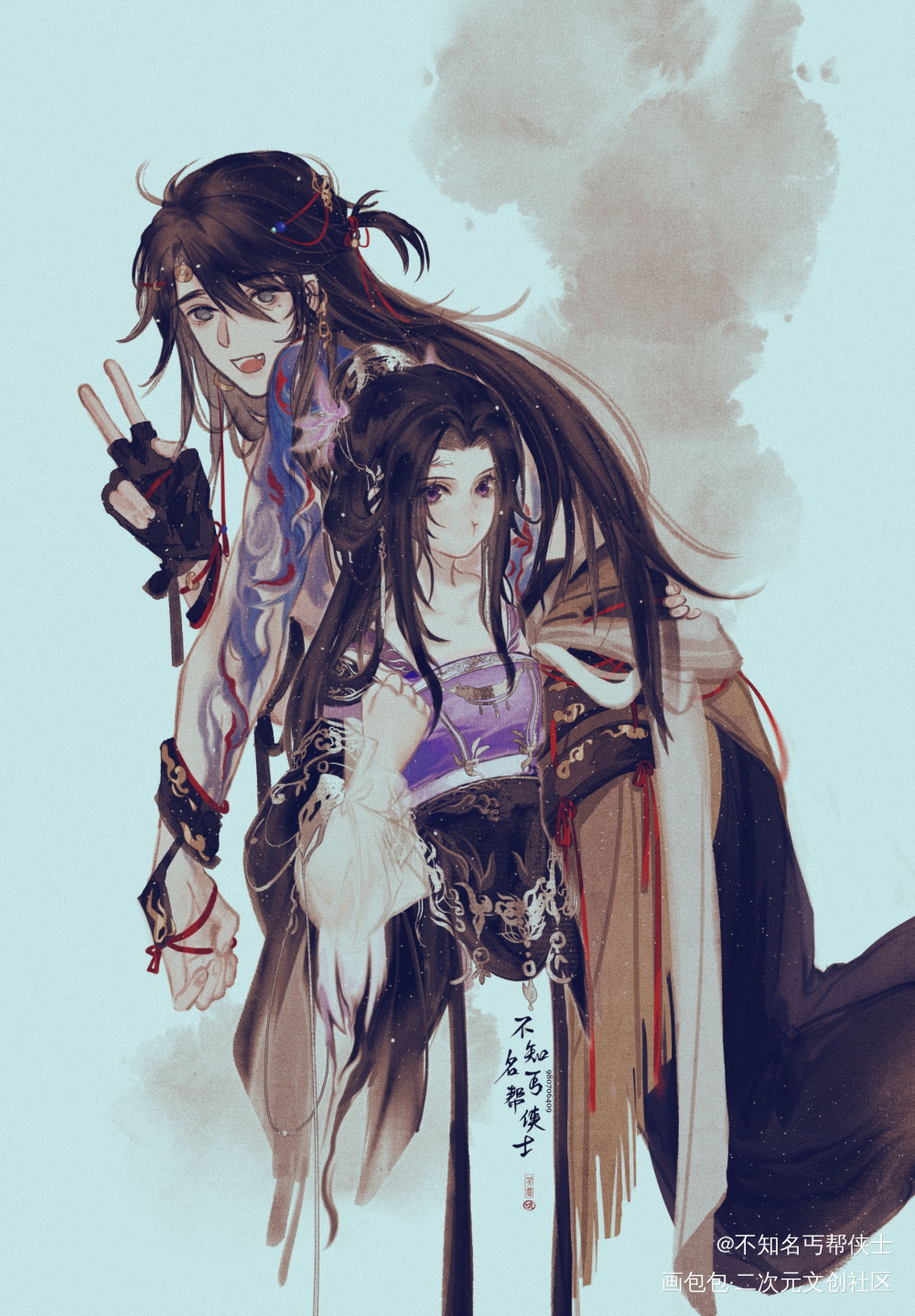 丐花的场合_剑网3丐花绘画作品