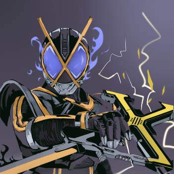 假面骑士——凯撒,亚极陀,龙骑_假面骑士平涂我要上首推头像插画同人