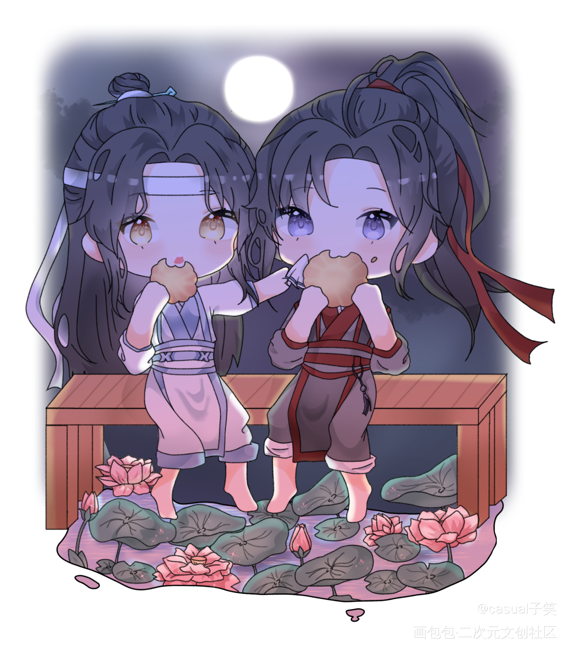 忘羡015_魔道祖师忘羡同人绘画作品