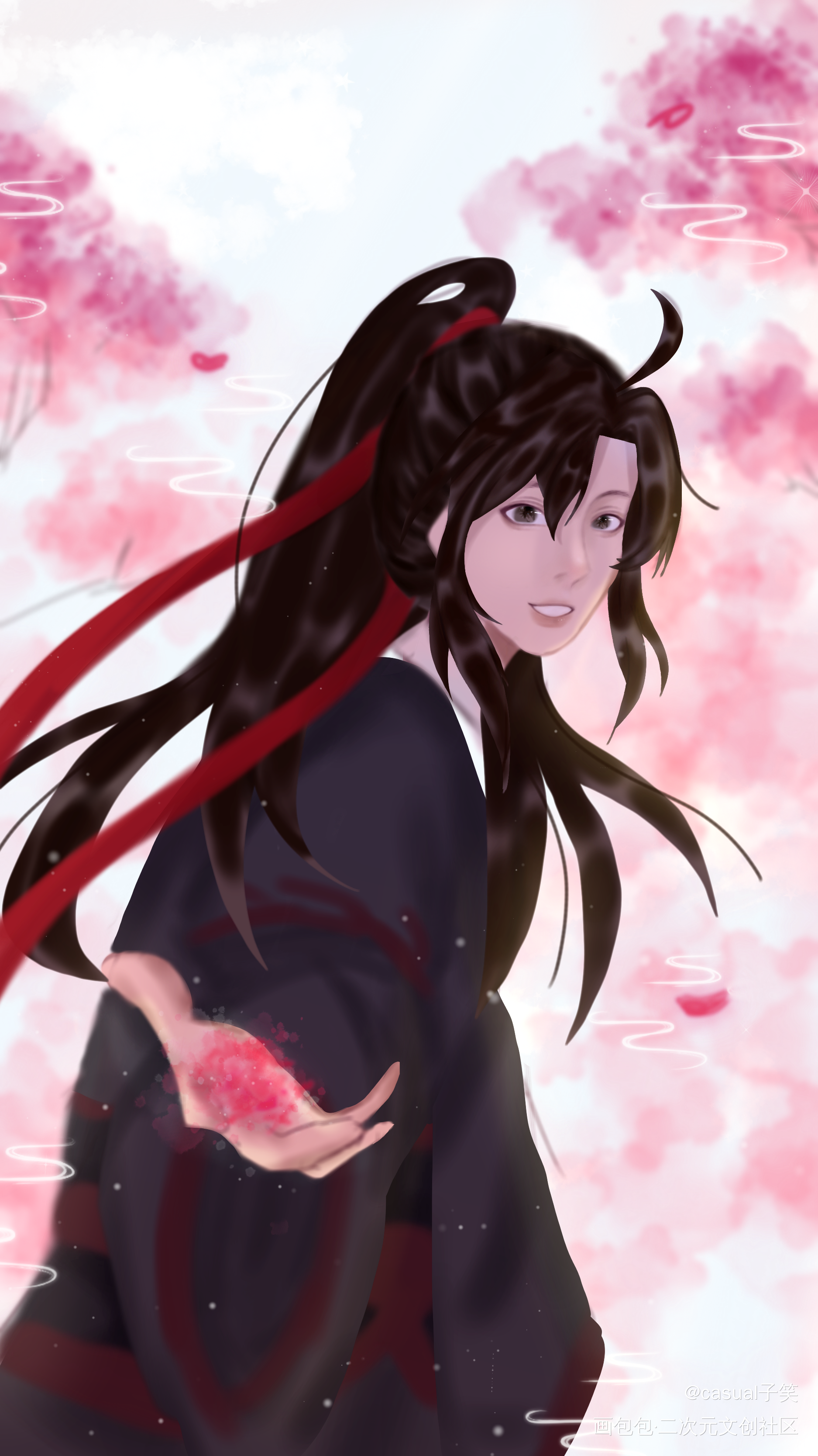 忘羡017_魔道祖师忘羡同人绘画作品