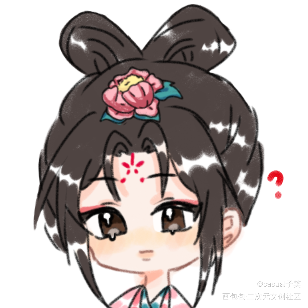 忘羡024_魔道祖师忘羡蓝忘机魏无羡Q版同人绘画作品