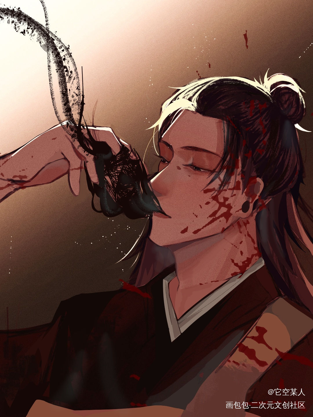 “咒灵的味道，是怎样的呢。”_咒术回战夏五夏油杰我要上首推同人绘画作品