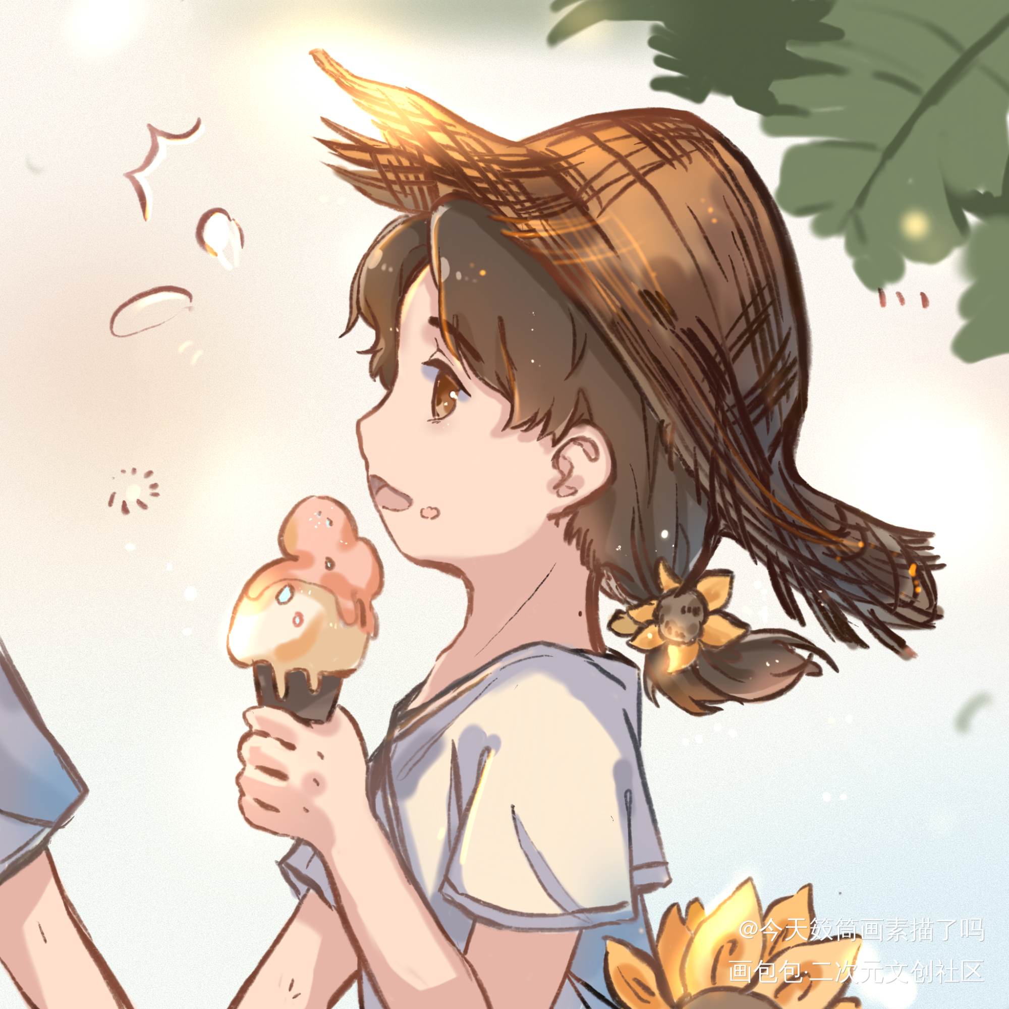 _可爱过敏原稚楚绘画作品