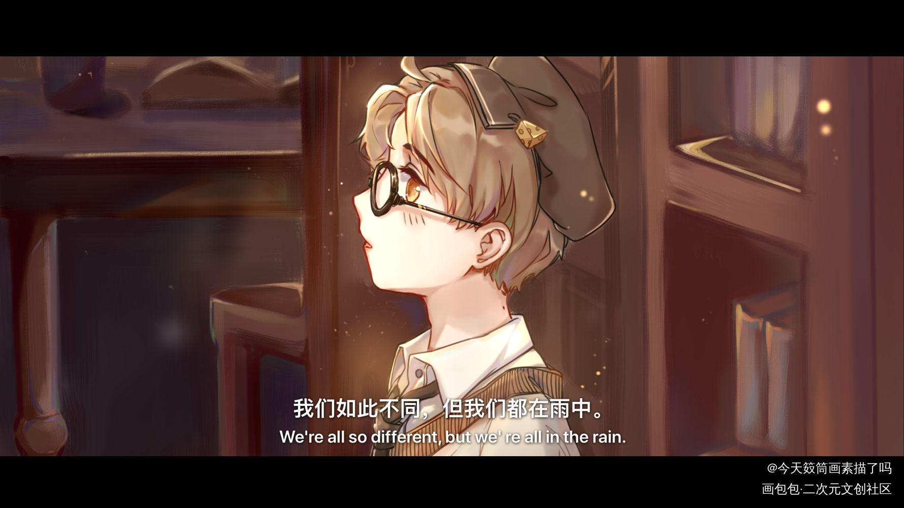 _可爱过敏原插画稚楚绘画作品