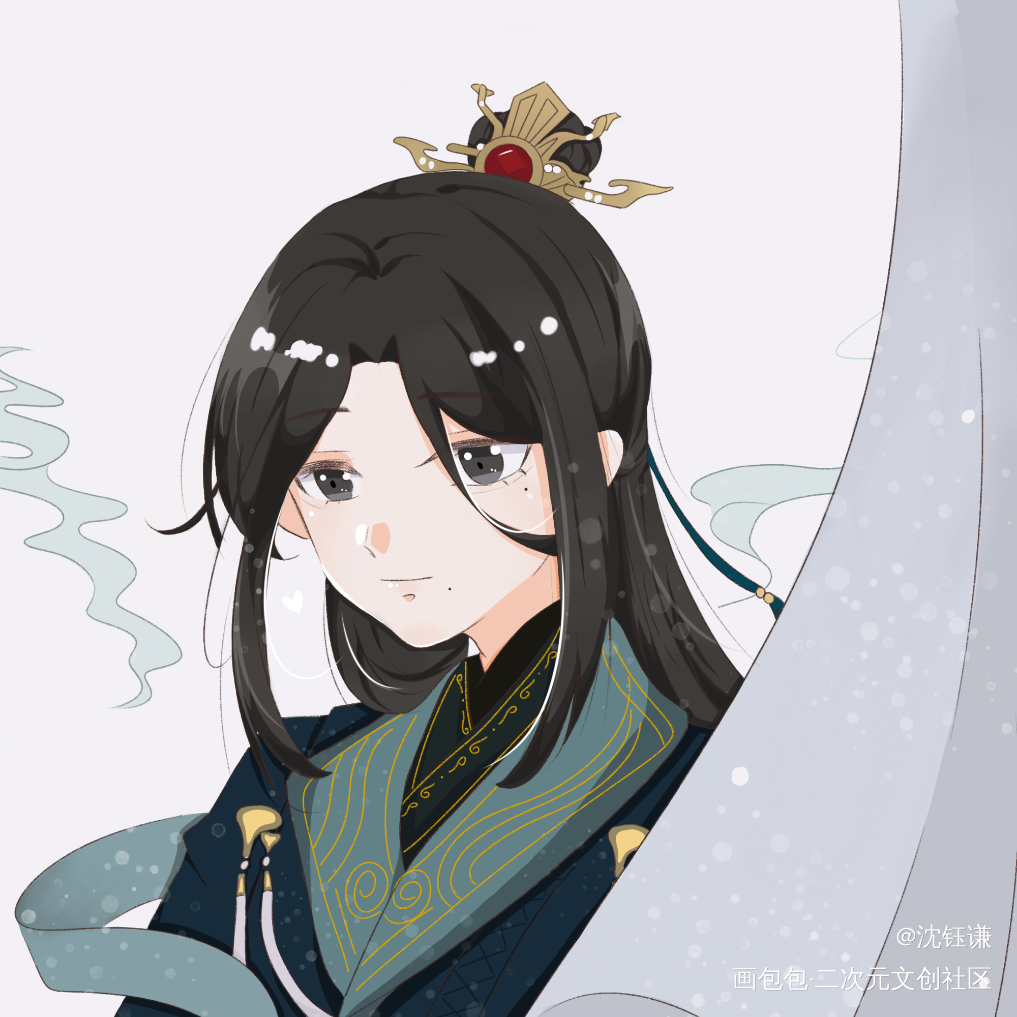 _食物语屠苏酒同人绘画作品