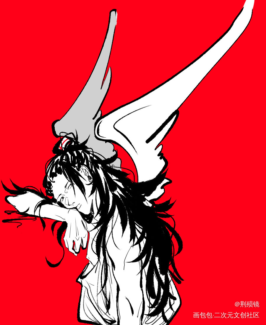 普通的_咒术回战夏油杰绘画作品