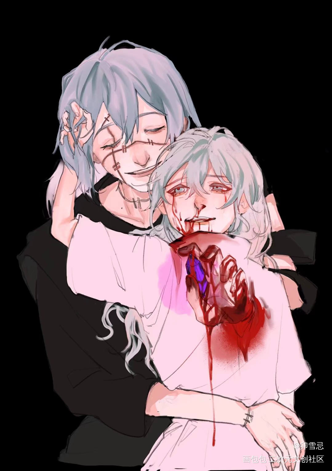 _咒术回战真人同人绘画作品