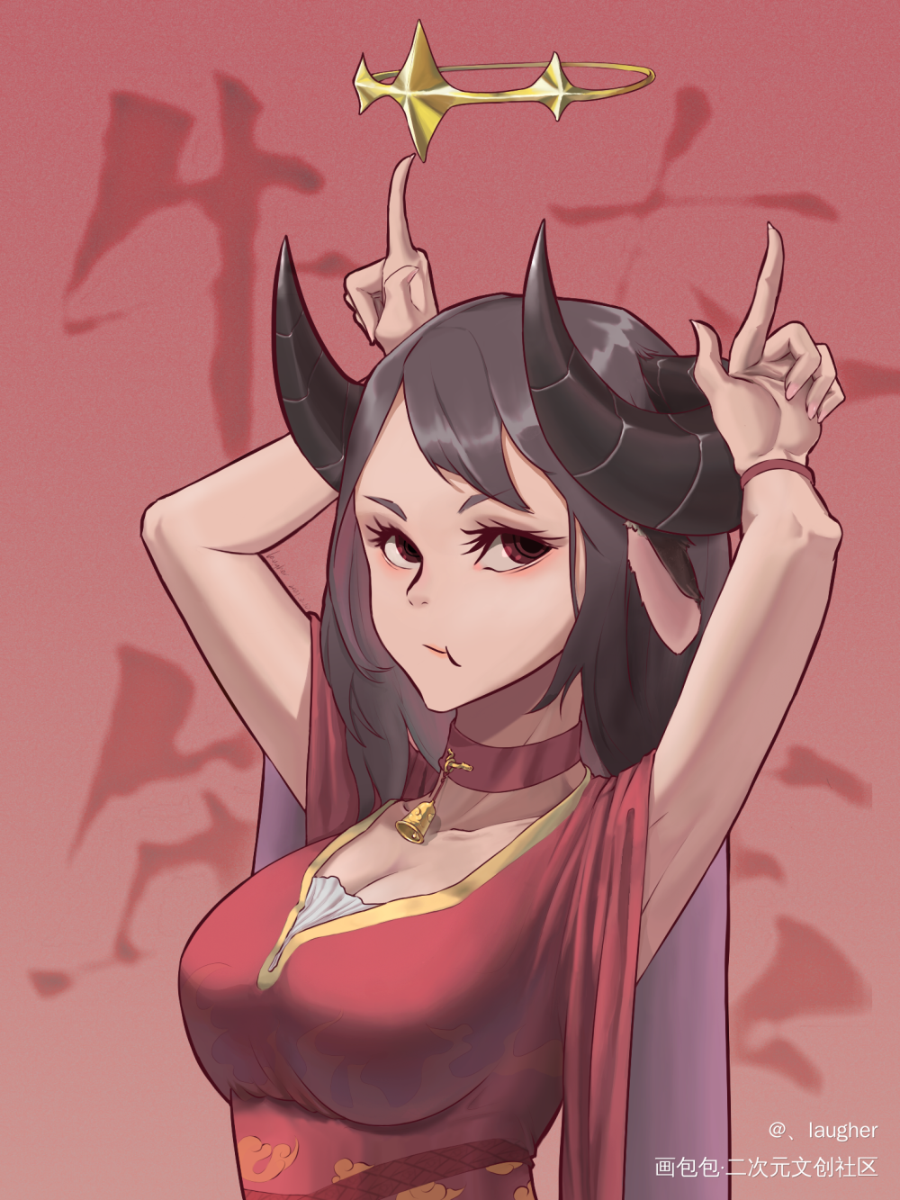 新年快乐，牛年大吉_原创原创绘画作品