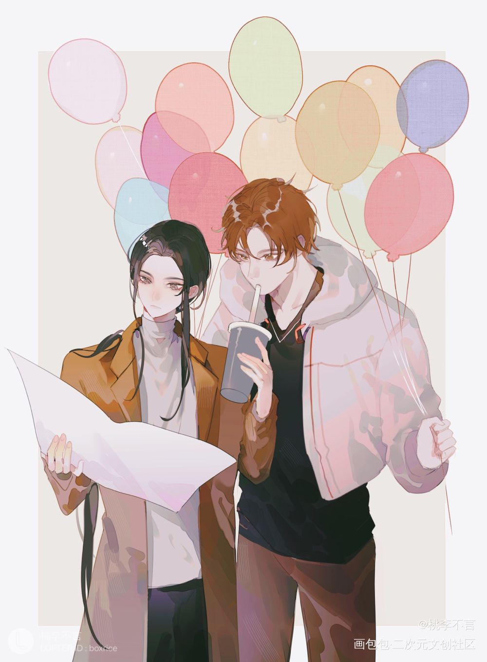 偷喝一口_烈火浇愁玑灵绘画作品