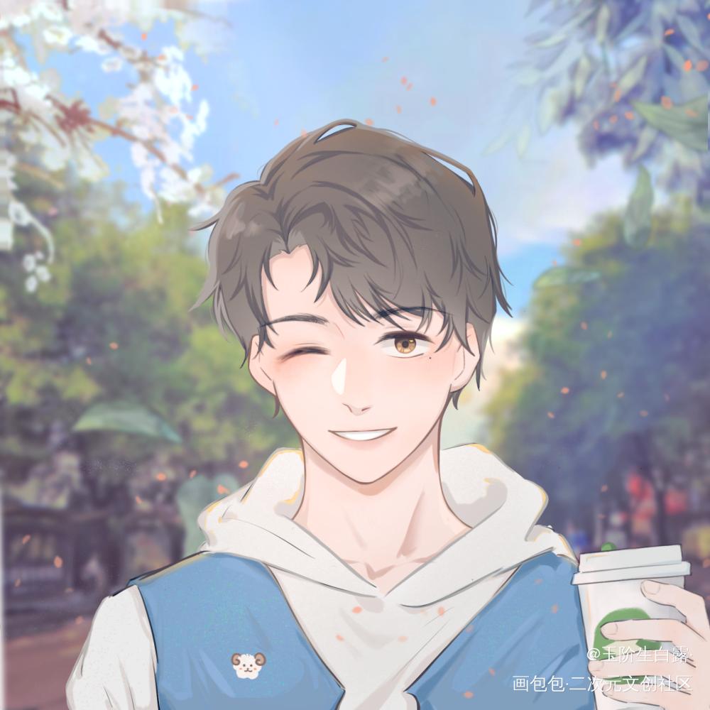 “黎叔叔，和我去约会吧❤️”_谁把谁当真188男团妹叔赵锦辛平涂日系求点评我要上首推头像插画同人绘画作品