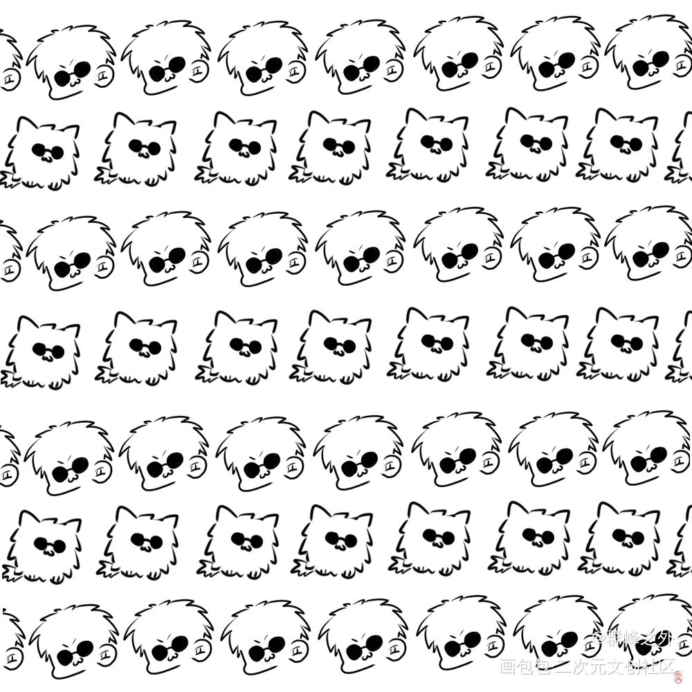 奇怪的5t5增加了……！！_咒术回战五条悟Q版同人绘画作品