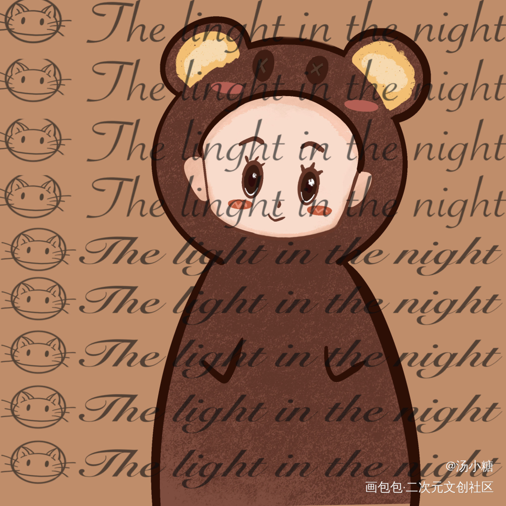 自设头像_平涂自设绘画作品
