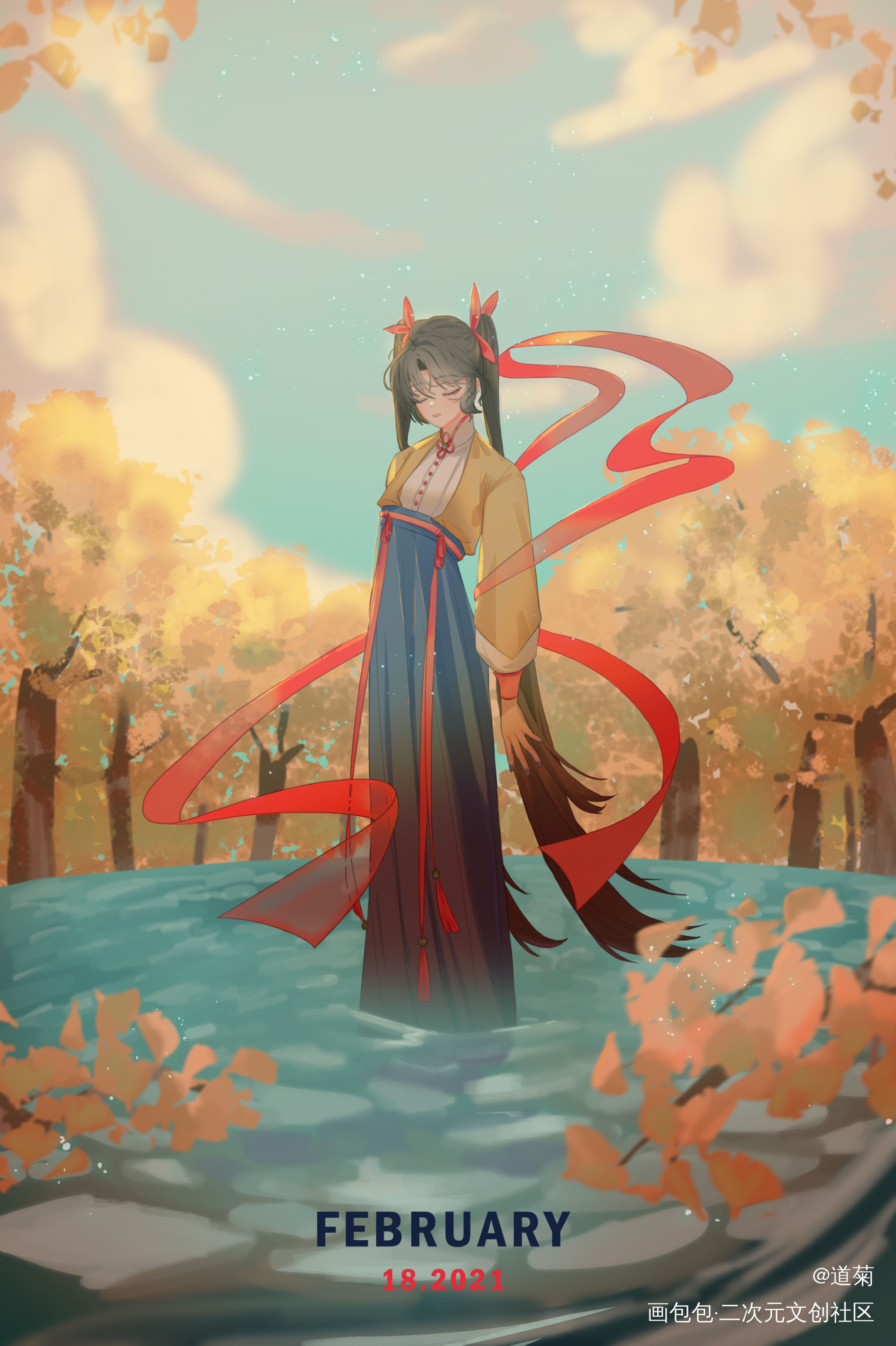 女鹅睡觉×_求点评我要上首推插画原创人物原创原创oc绘画作品
