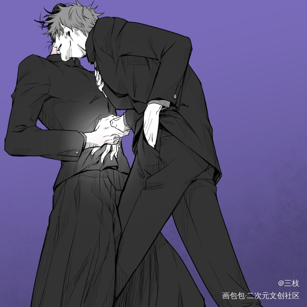 DK之间亲密点怎么了？_咒术回战五夏夏油傑夏五夏油杰五条悟同人绘画作品