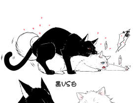 最强VS最强：猫化甚五_绘画作品