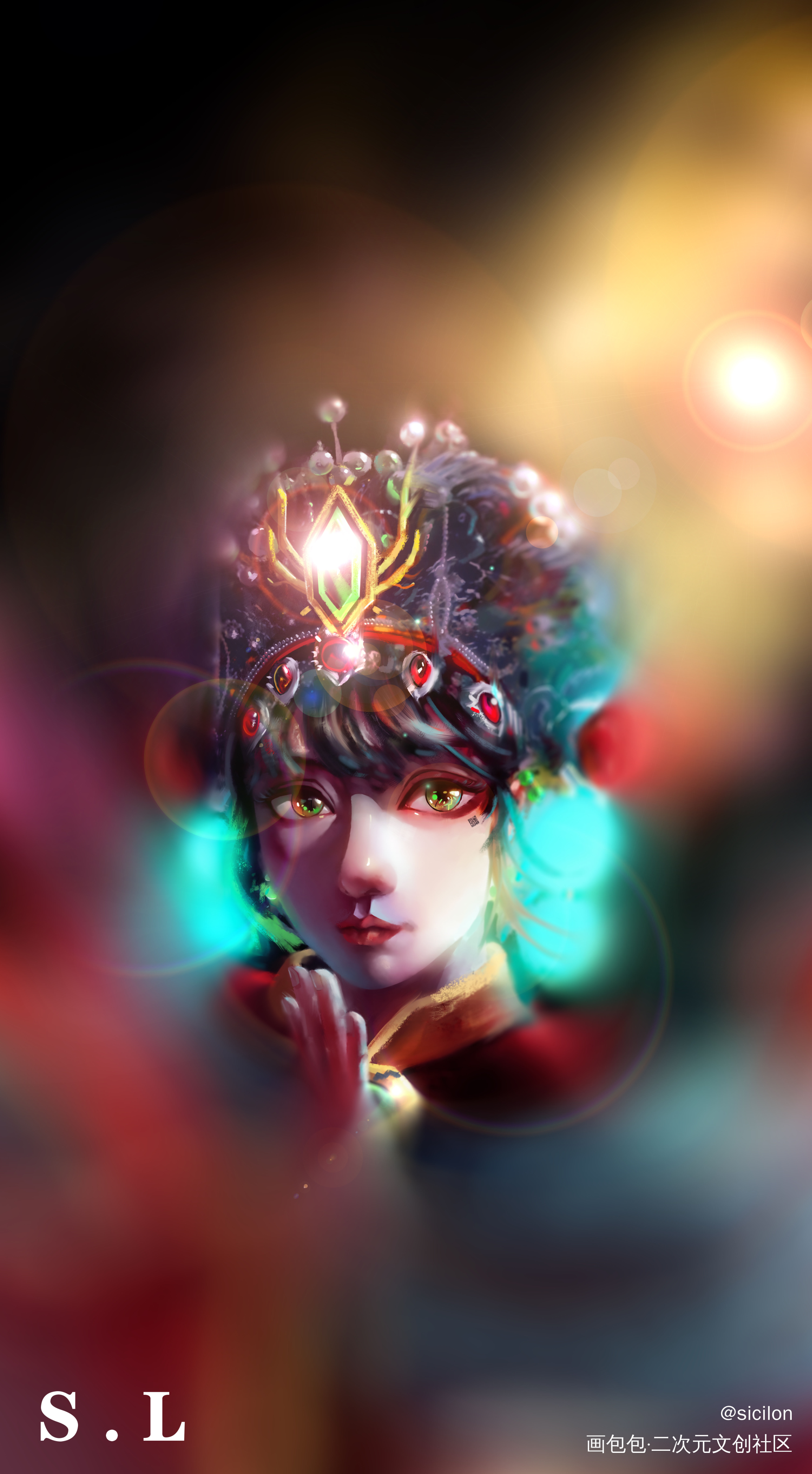 蔚红姬_厚涂求点评我要上首推原创原创ococ绘画作品