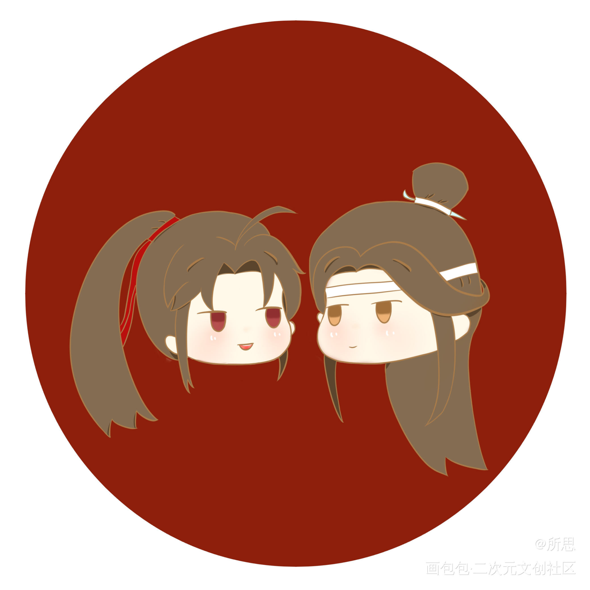 _魔道祖师忘羡绘画作品