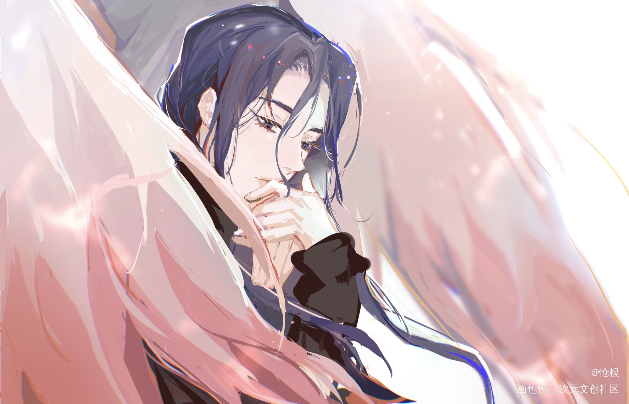 _烈火浇愁绘画作品