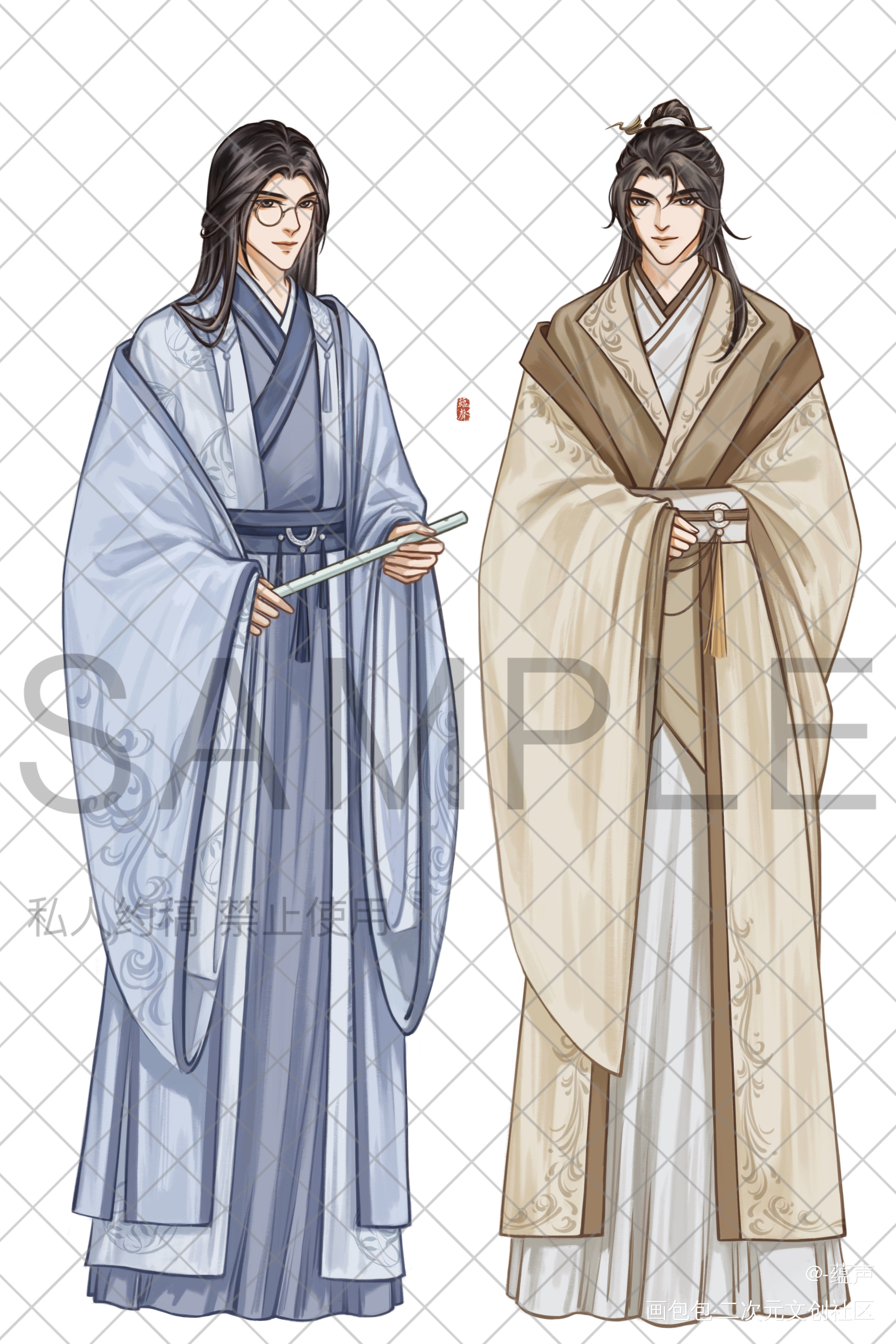 顾花花捯饬的衣服_杀破狼长顾长庚顾昀绘画作品