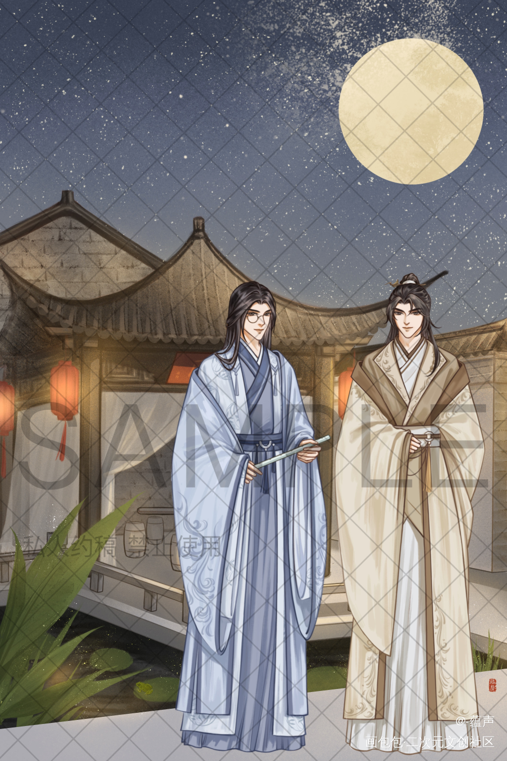 顾花花捯饬的衣服_杀破狼长顾长庚顾昀绘画作品