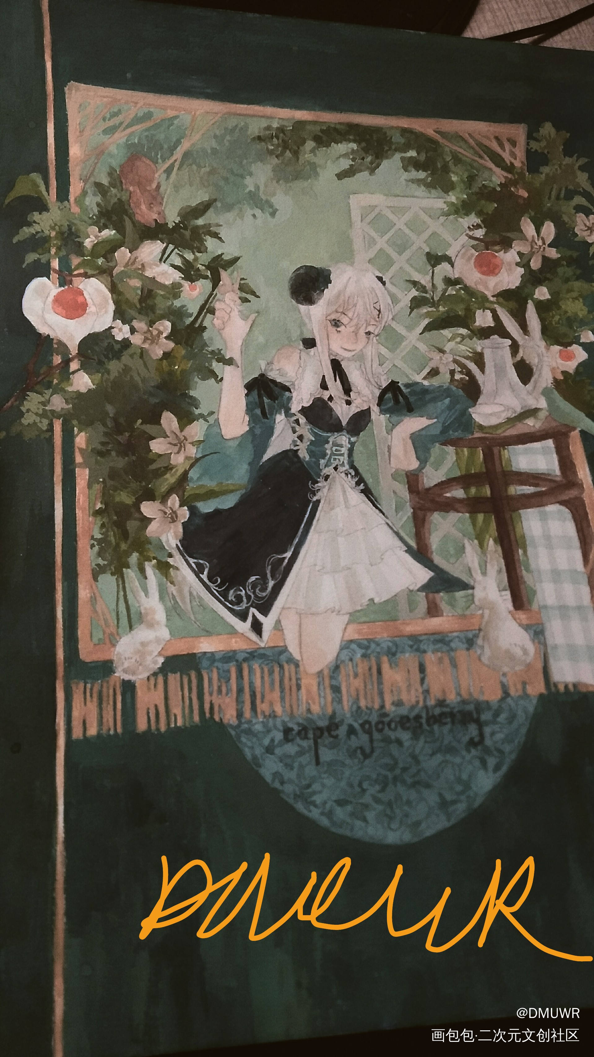 稿_厚涂插画ococ绘画作品