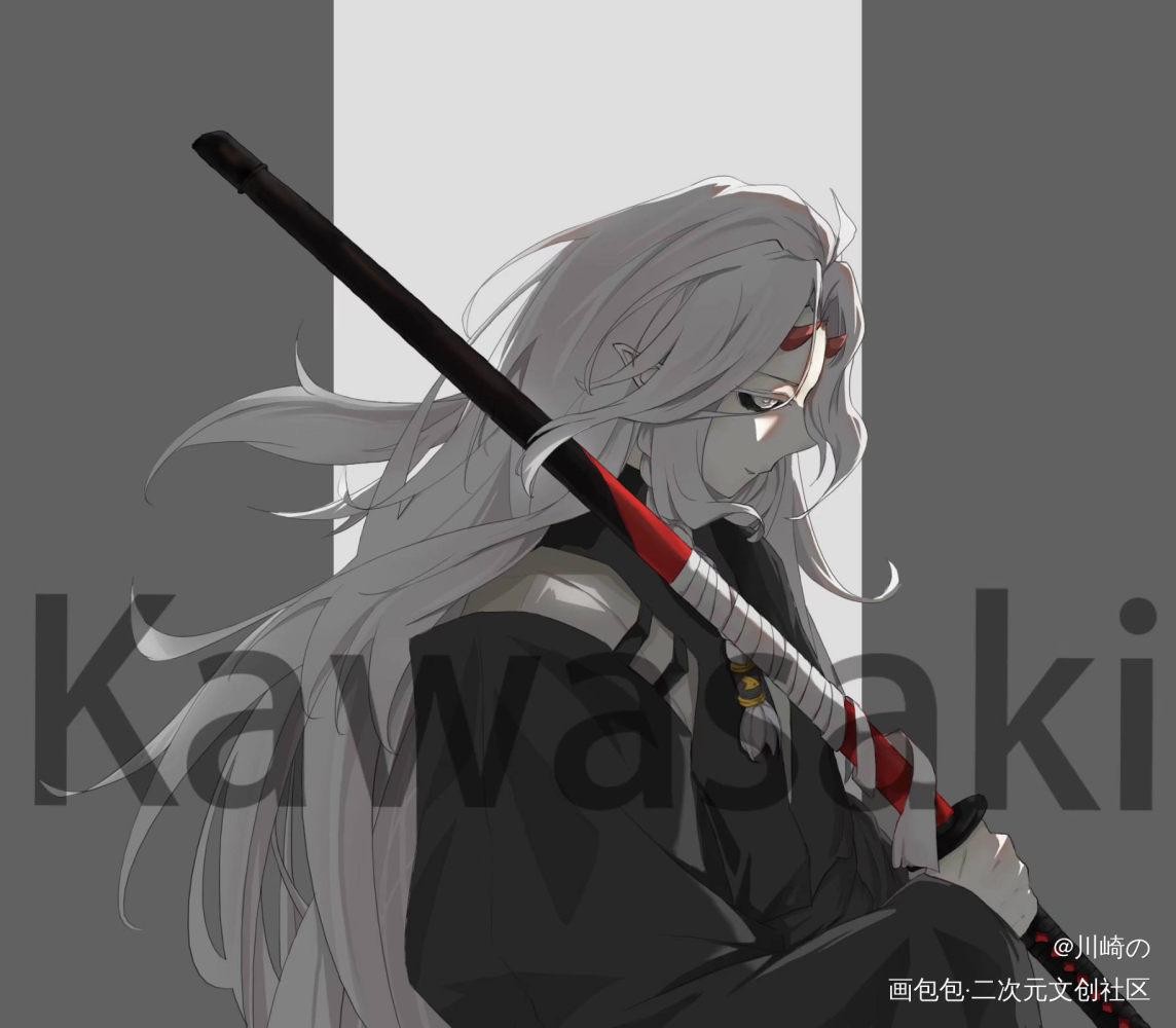 孤苦伶仃的辣鸡画手_平涂原创绘画作品