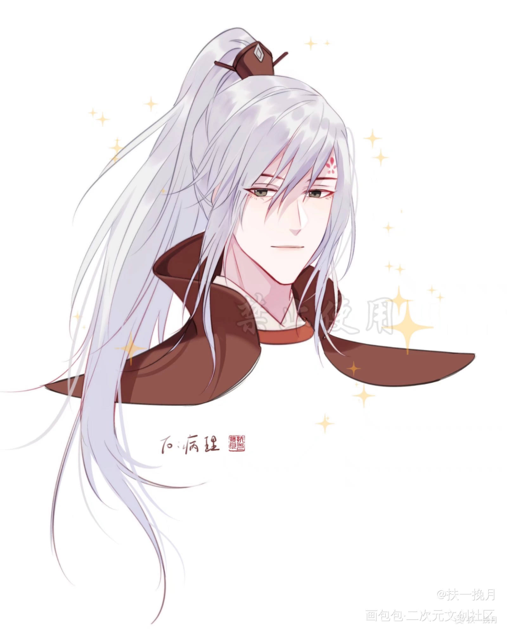 给亲友的_剑网3头像绘画作品