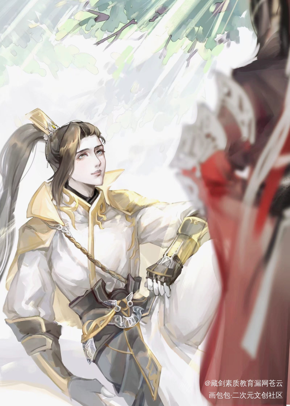 策藏_剑网3策藏天策藏剑同人绘画作品