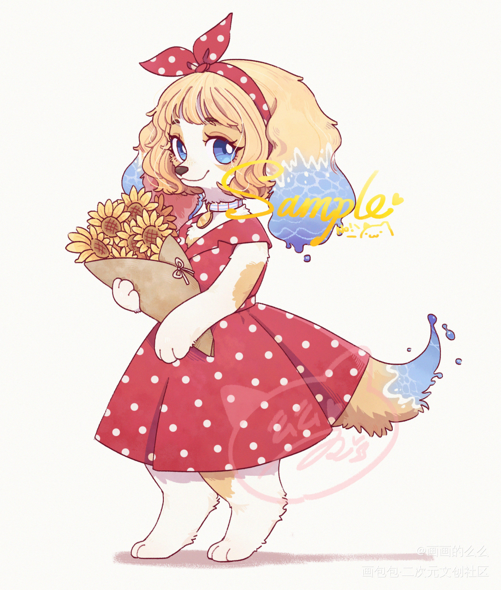 委托—兰妮卡~_拟兽兽设立绘约稿绘画作品