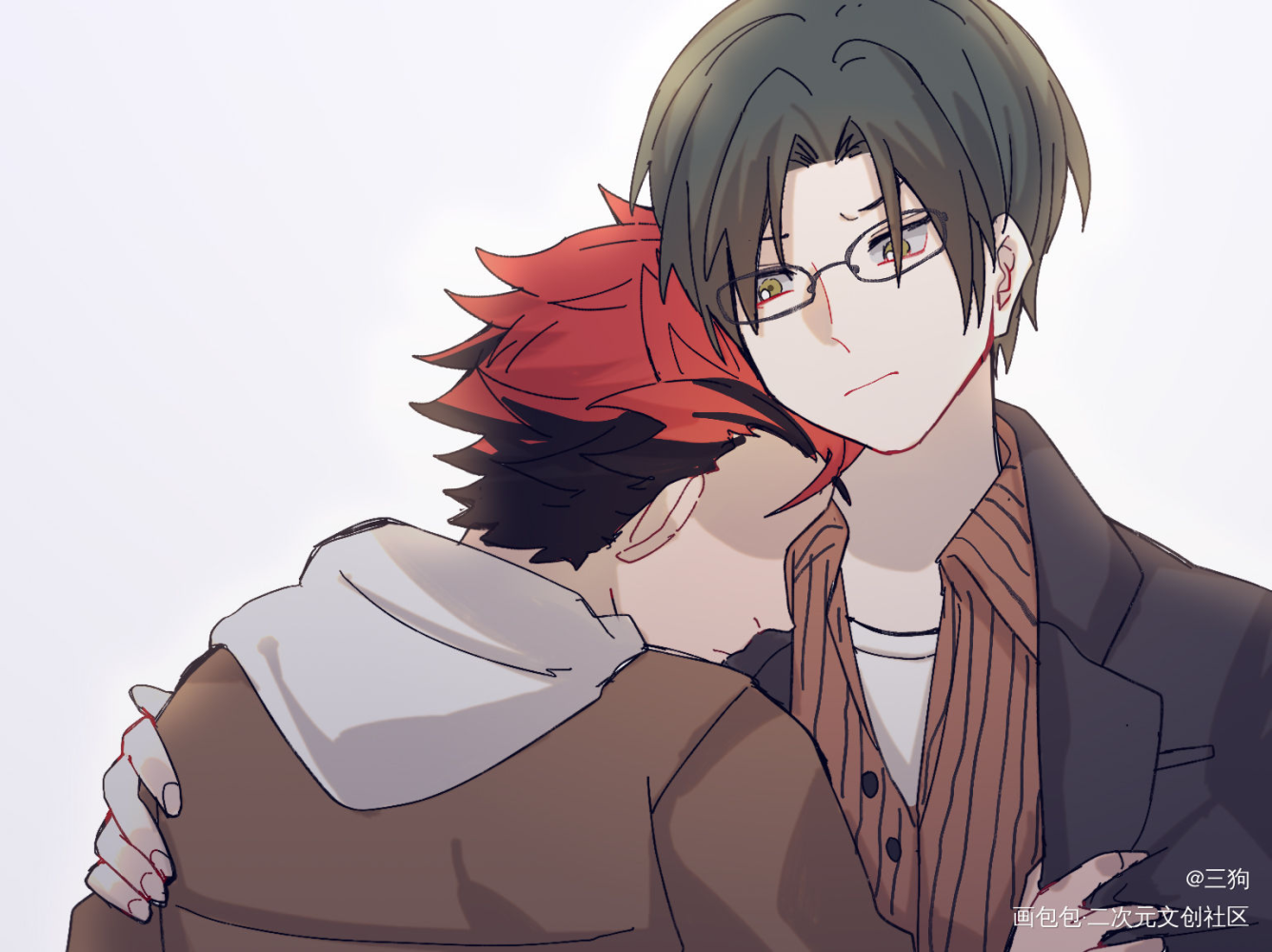 红敬rkgk_偶像梦幻祭红敬鬼龙红郎鬼龙红郎绘画作品