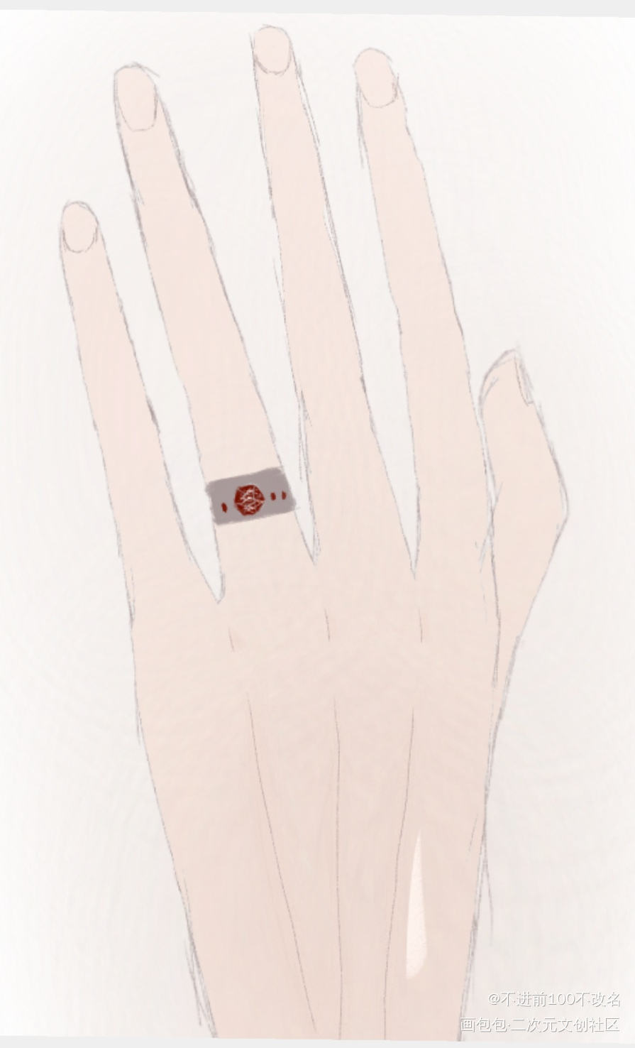 手_绘画练习oc绘画作品